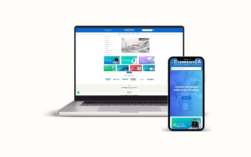Sitio web CIS Médica – diseñado por BezalelWeb