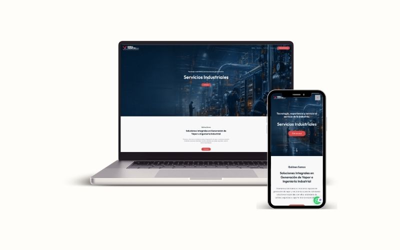 Sitio web Vacom SAC – diseñado por BezalelWeb